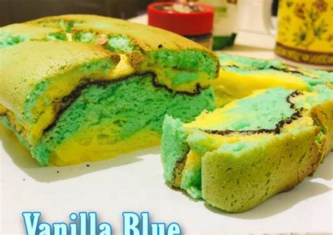 Resep Vanilla Blue Castella Cake Oleh Yoes Cookpad