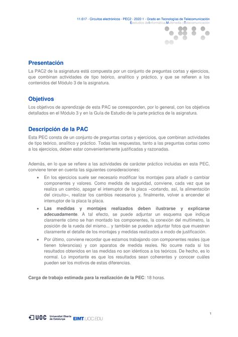 Ce Ib Pac Enu Enunciado Pec Circuitos Electronicosenunciado