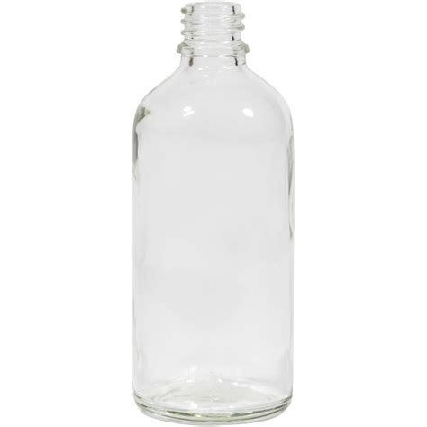 100ml Clear Glass Round Neck Din18 Sunnypack