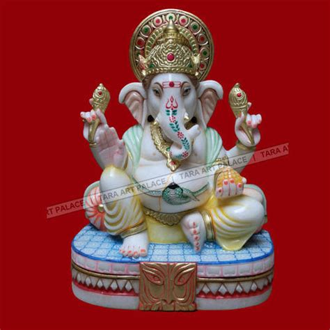 Multicolor Jaipur Marble Lord Ganesha Size Inch Rs