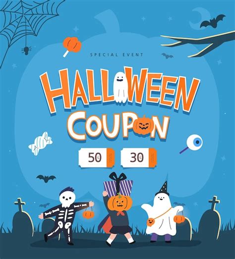 Premium Vector Happy Halloween Poster Vector Illustration