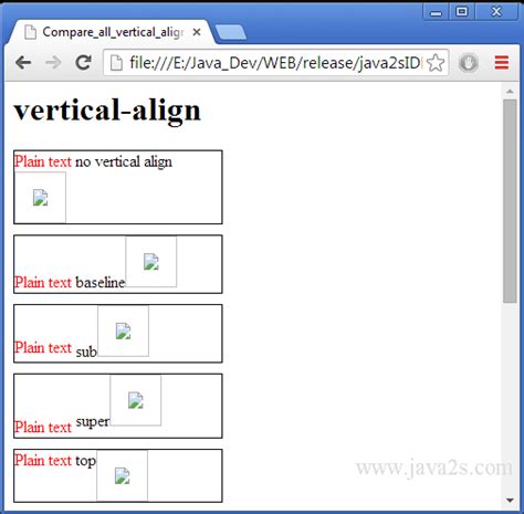 Compare All Vertical Align Settings In Html And Css 10710 Hot Sex Picture