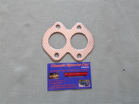 Exhaust Flange Gasket Twin Exhaust Hilman Super Minx Mk Humber