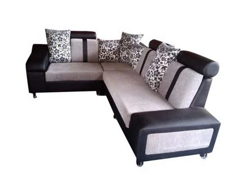 Seater Leather L Shape Sofa With Lounger At Rs Piece In