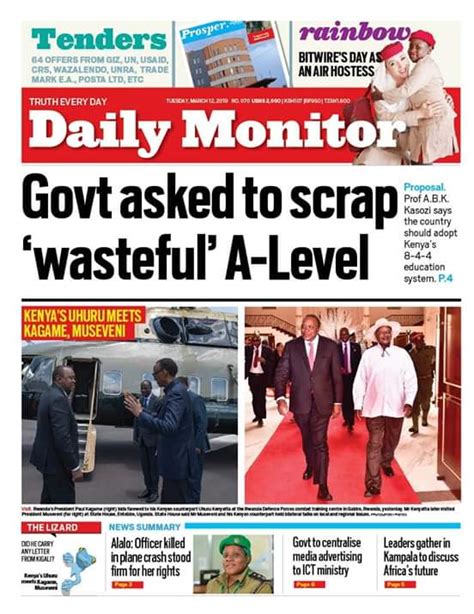 Daily Monitor On Twitter In Your Copy Of The Daily Monitor Tomorrow