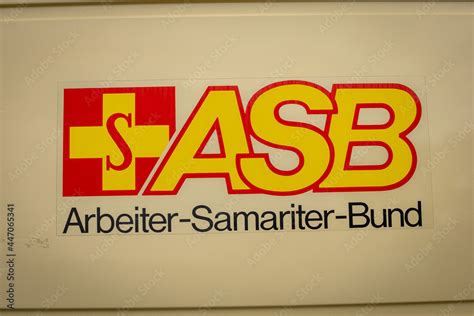 Logo Of The German Aid Organization Asb Arbeiter Samariter Bund