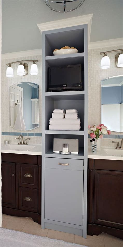 How To Build A Tall Bathroom Storage Cabinet Artcomcrea