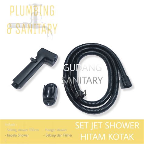 Jual Jet Shower Bidet Hitam Bl Jet Shower Semprot Jet Shower Closet