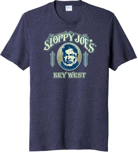 Classic Logo Heather T Shirt Sloppy Joes Bar Key West Fl