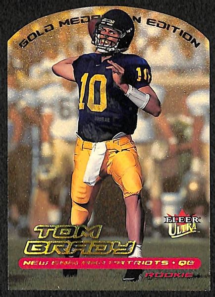 Lot Detail Fleer Ultra Gold Medallion Tom Brady G Rookie Card