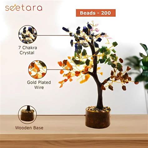 Seetara Chakra Healing Crystal Tree Beads Buy Online At