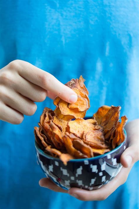 Chips Sanas Y Hechas En Casa De Camote Receta En Recetas De