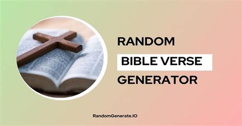 Random Bible Verses Generator ️📖🙏🕊️