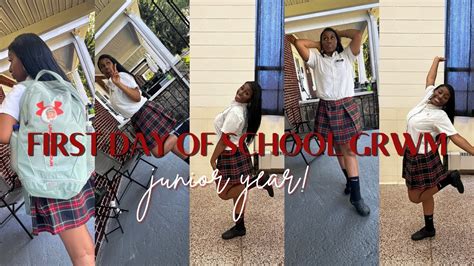 First Day Of School Grwm Mini Vlog Junior Year Youtube