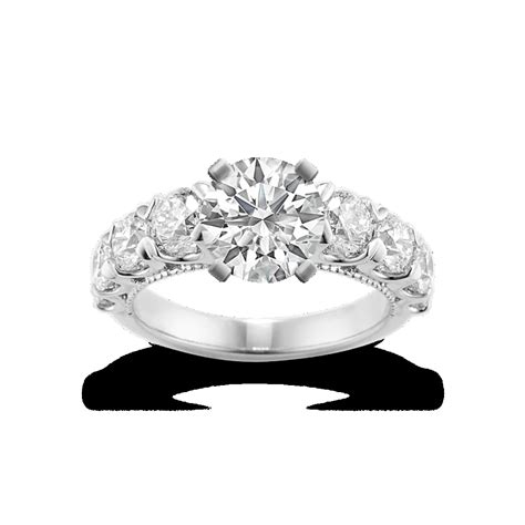 Eudora Diamond Engagement Ring In 14k White Gold Shane Co