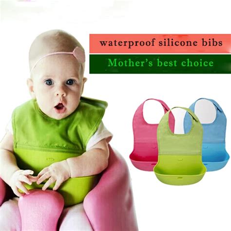 New Style Baby Silicone Bib Stereo Disposable Kids Bibs Children Pick