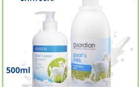 GUARDIAN GOATS MILK BATH 1000ml GOATS MILK BATH 500ml COMBO SET