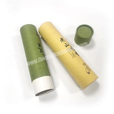 Custom Luxury Round Cylinder Cardboard Tea Packaging Box With Logo