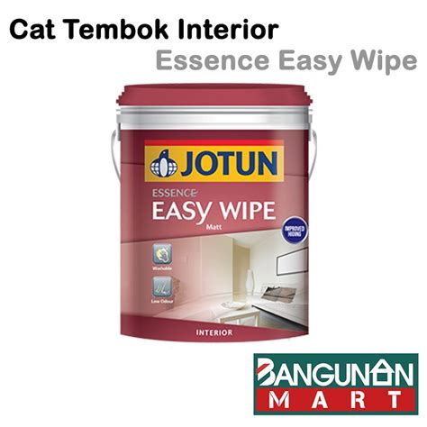 Jual Cat Tembok Interior Jotun Essence Easy Wipe Pail Liter