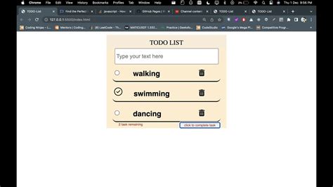 Coding Ninjas Todo List Frontend Project Youtube