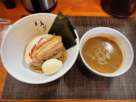 『特製濃厚鰹つけ麺』麺 ゆるりのレビュー ラーメンデータベース