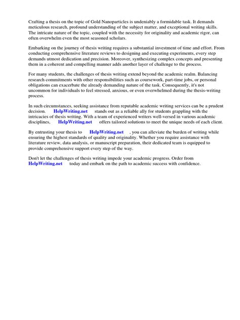 thesis gold nanoparticles  nanoparticle nanomedicine