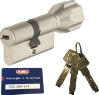 ABUS EC880 Doppelzylinder 4er Sparset gleichschließend mit 5 Schlüssel