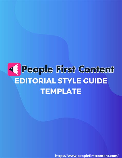 Editorial Style Guide Template Free Download — People First Content