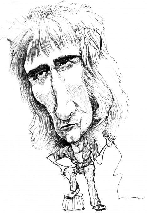 Tunes Face Value Rod Stewart Caricature Hollywood Legends