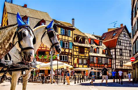 Famous Old Town Of Colmar France Jigsaw Puzzle In Street View Puzzles