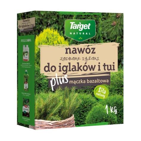 Nawóz do iglaków i tui z mączką bazaltową TARGET 1 kg