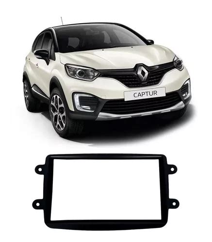 Moldura Painel Renault Captur 2017 2018 2019 2020 Dvd Cd Som