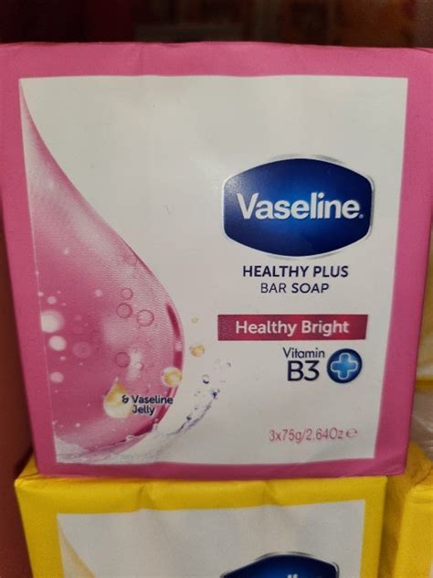 Vaseline Healthy Bright Bar Of Soap With Vitamin B3 Inci Beauty