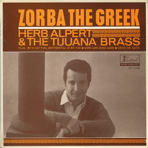 Herb Alpert The Tijuana Brass Zorba The Greek Releases Discogs