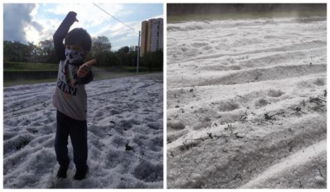 Moradores relatam susto chuva de granizo que deixou ruas de Jundiaí