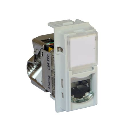 Living Now Rj45 Socket Category 6a Stp 1 Module White Bt