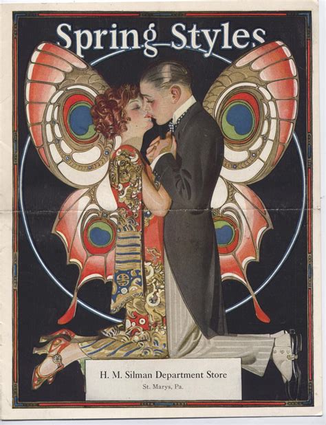 J C Leyendecker Butterfly Couple 1923 R Museum