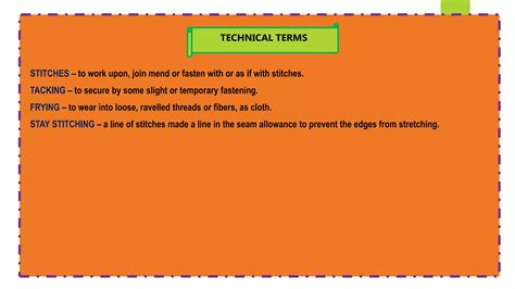 Tle 8 Basic Hand Stitches Ppt