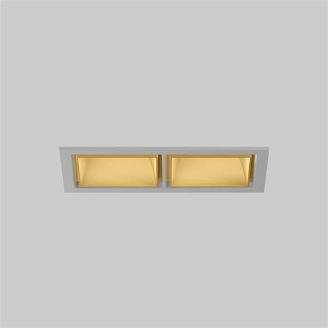 SASSO 60 Square Recessed 2 Lamps Spotlights Downlights