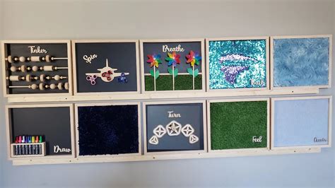 DIY Sensory Wall With 10 Unique Sensory Wall Panels, Sensory Panels for ...