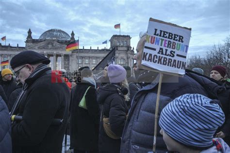 Berlin Großdemo Gegen Rechts Rudi Denner