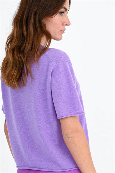 Lisa Yang Cashmere Shirt Cila In Lavender Gruener At