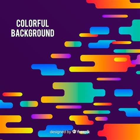 Fondo Moderno Colorido Con Formas Abstractas Vector Gratis