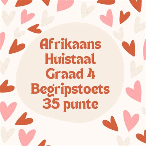 Graad 4 Afrikaans Huistaal Begripstoets Cs Summaries