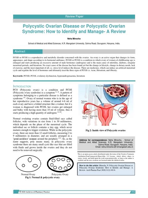 Polycystic Ovarian Disease Or Polycystic Ovarian Syndrome How To