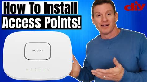 INSTALLING CEILING MOUNT Wi Fi ACCESS POINT HOW TO INSTALL WAP 2022