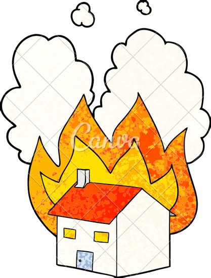 Burning House Cartoon Free Download On Clipartmag