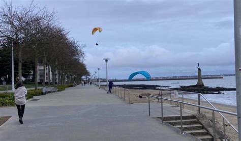 À Saint Nazaire le front de mer interdit aux vélos et piétons à cause