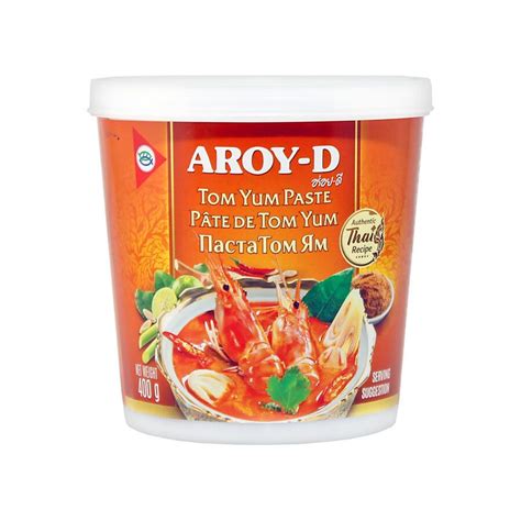 Tom Yum Paste, AROY-D (Соус на основе растительных масел ПАСТА ТОМ ЯМ ...