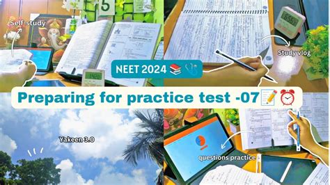 Neet Aspirant Study Vlog Test Preparation Yakeen Batch Neet Study